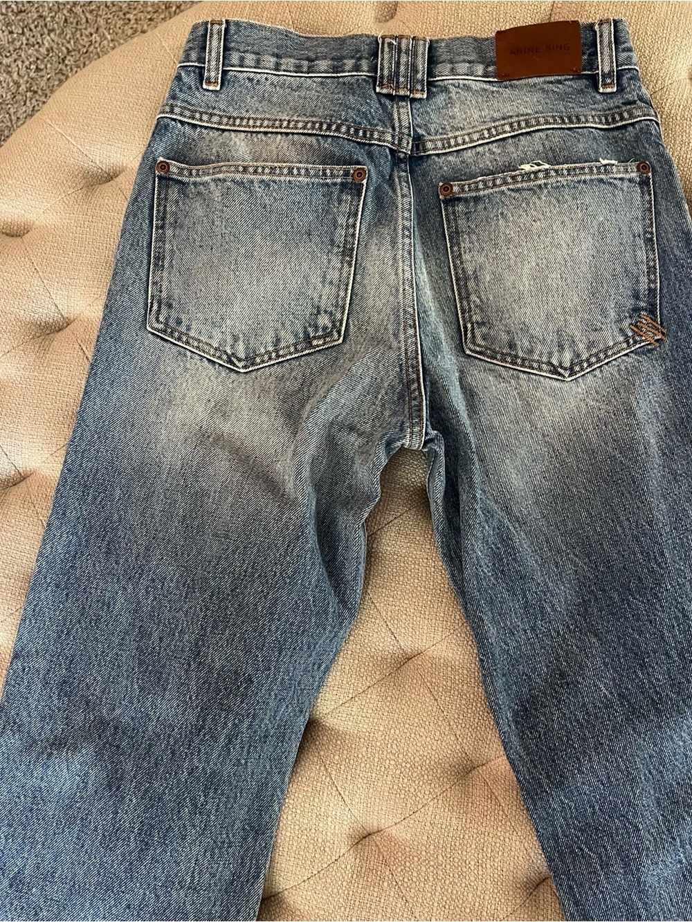 EUC Anine Bing Jackie Jeans in Vintage Wash 25 - Picture 6 of 12